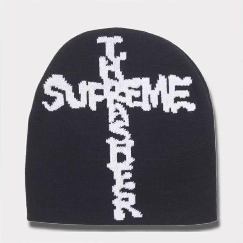 Supreme シュプリーム 2024AW Thrasher Beanie スラッシャービーニー ニット帽 ブラック 黒