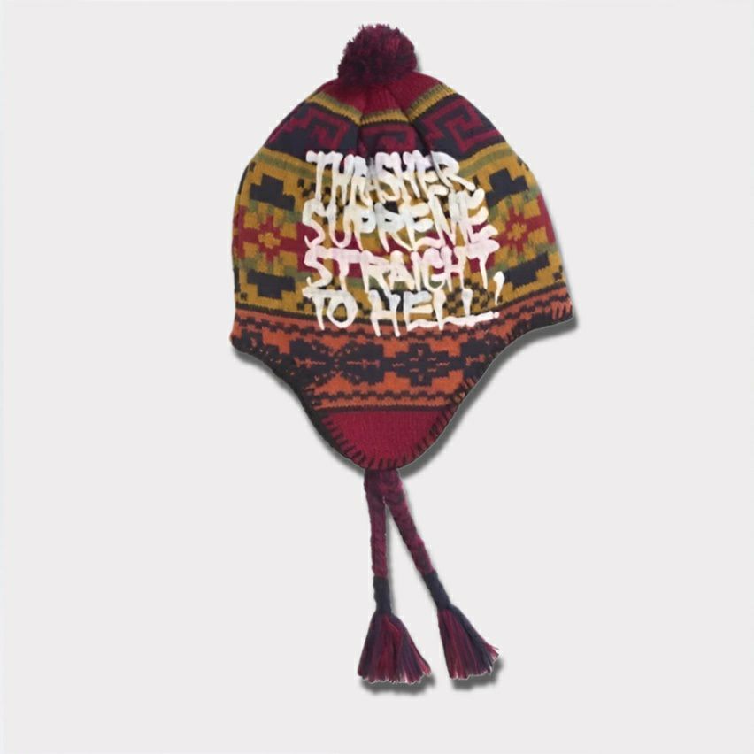 Supreme シュプリーム 2024AW Thrasher Earflap Beanie スラッシャー 