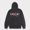 Supreme シュプリーム 2024AW Jordan Hooded Sweatshirt ジョーダンフードパーカー ブラック 黒