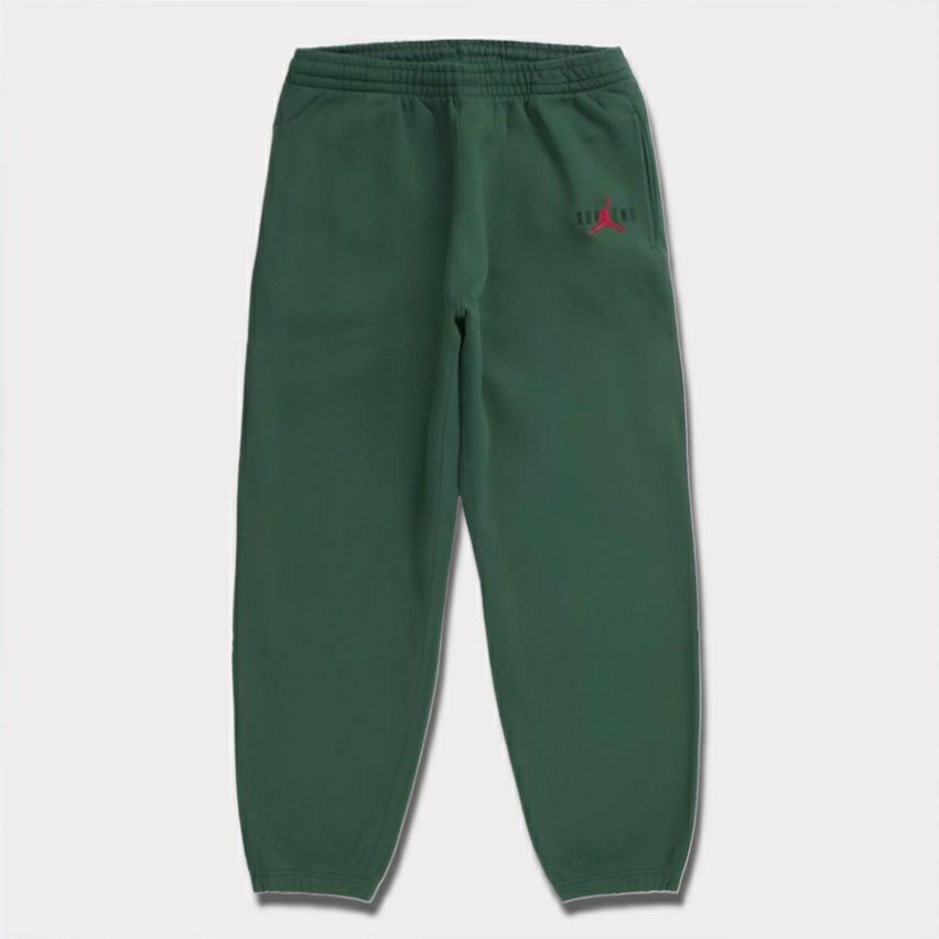 新品 グレー Supreme × 崩せる JORDAN 24AW スウェットパンツ S