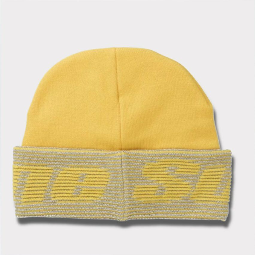 Supreme シュプリーム 2024AW Reflective Jacquard Beanie リフレクティブジャガードビーニー ニット帽 イエロー