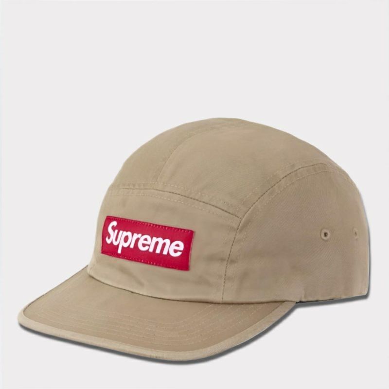 Supreme シュプリーム 2024AW Washed Chino Twill Camp Cap