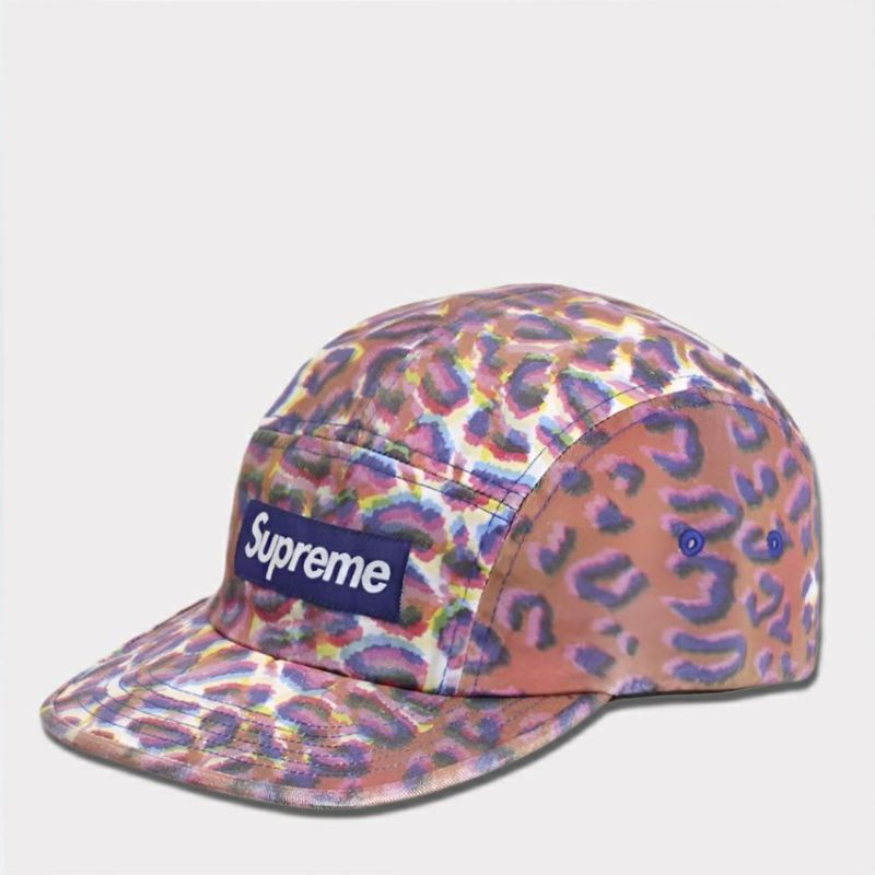 Supreme シュプリーム 2024AW Washed Chino Twill Camp Cap ウォッシュチノツイルキャンプキャップ レオパード