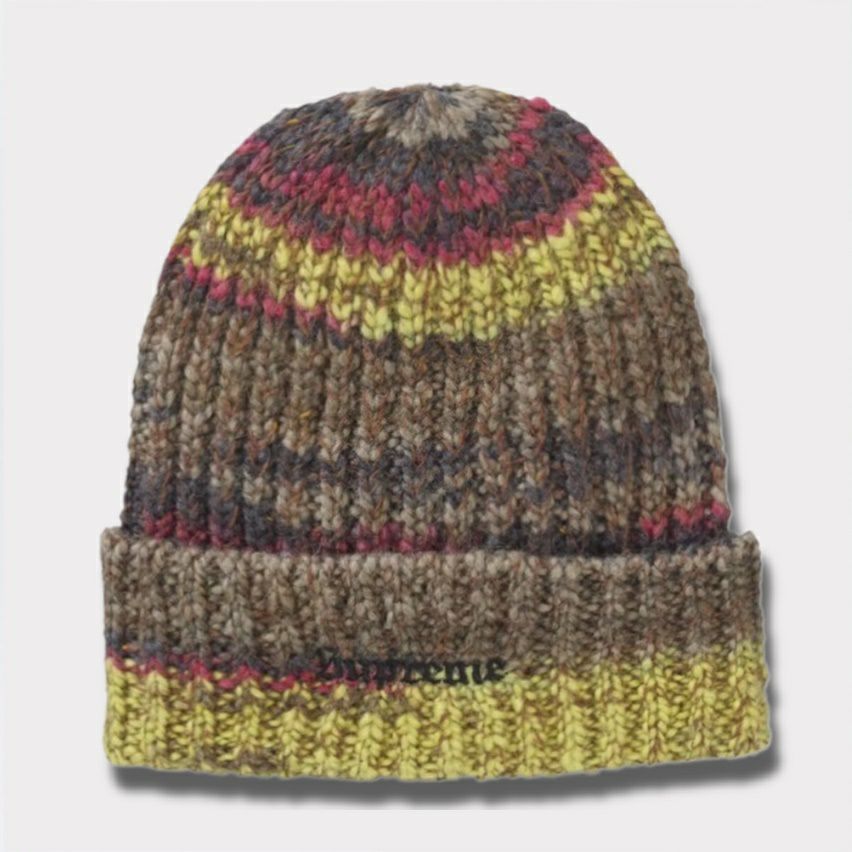 Supreme シュプリーム 2024AW Space Dye Stripe Beanie スペースダイ 