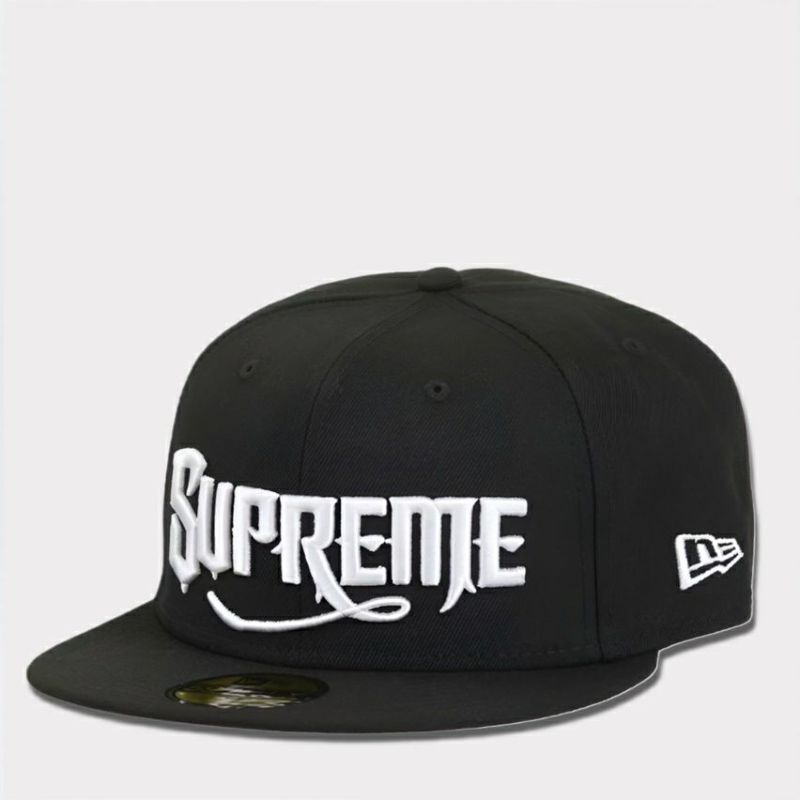 Supreme シュプリーム 2024AW Mister Cartoon New Era CapスクリューボールSロゴニューエラキャップ 帽子 ブラック 黒