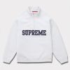 Supreme シュプリーム 2024AW Collegiate Half Zip Pullover カレッジエイトハーフジッププルオーバー アッシュグレー 灰