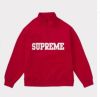 Supreme シュプリーム 2024AW Collegiate Half Zip Pullover カレッジエイトハーフジッププルオーバー レッド 赤