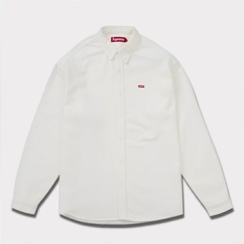 Supreme シュプリーム 2024AW Small Box Shirt スモールボックスシャツ ホワイトデニム