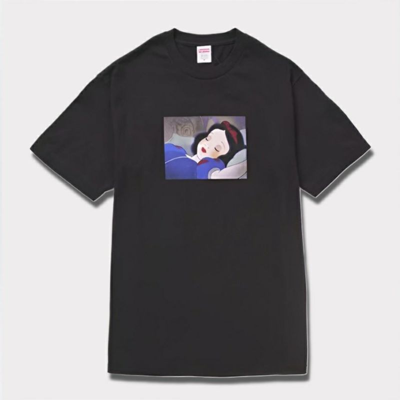 Supreme シュプリーム 2024AW Snow White Tee スノーホワイトTシャツ ブラック 黒