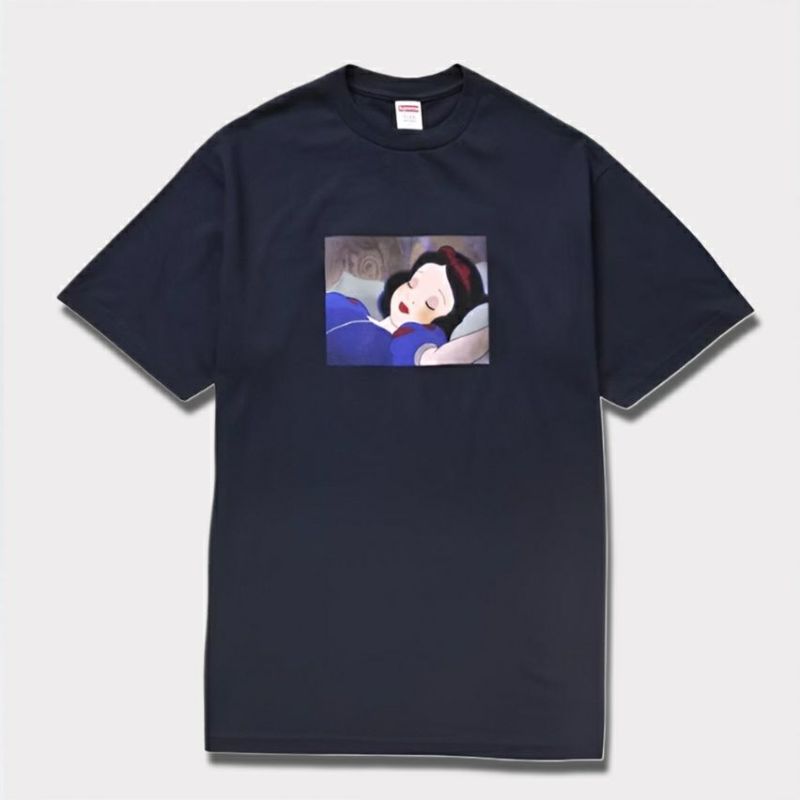 Supreme シュプリーム 2024AW Snow White Tee スノーホワイトTシャツ ネイビー 紺