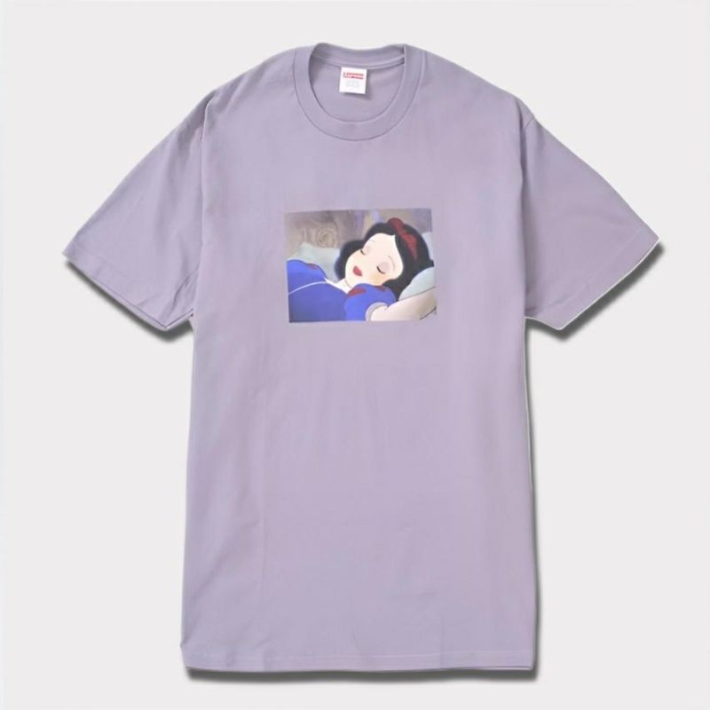 Supreme シュプリーム 2024AW Snow White Tee スノーホワイトTシャツ ダスティパープル 紫