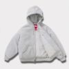 Supreme シュプリーム 2024AW The North Face Down Zip Up Hooded Sweatshirt ノースフェイスダウンジップアップフードパーカー ヘザーグレー　灰