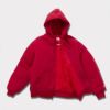 Supreme シュプリーム 2024AW The North Face Down Zip Up Hooded Sweatshirt ノースフェイスダウンジップアップフードパーカー レッド 赤