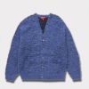 Supreme シュプリーム 2024AW Textured Knotted Cardigan テクスチャードノッティドカーディガン ブルー　青