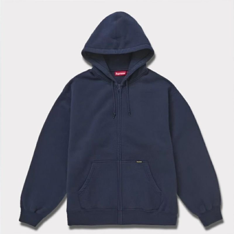 Supreme シュプリーム 2024AW Work Zip Up Hooded Sweatshirt ワークジップアップフードパーカー ネイビー 紺