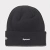  Supreme シュプリーム 2024AW New Era Script Beanie ニューエラスクリプトビーニー ニット帽 ブラック 黒