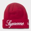 Supreme シュプリーム 2024AW New Era Script Beanie ニューエラスクリプトビーニー ニット帽 レッド 赤