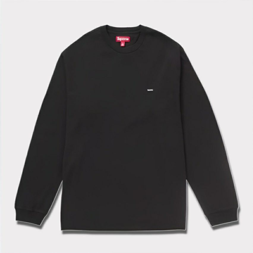 Supreme シュプリーム 2024AW Small Box L/S Tee スモールボックスロングスリーブTシャツ ブラック 黒
