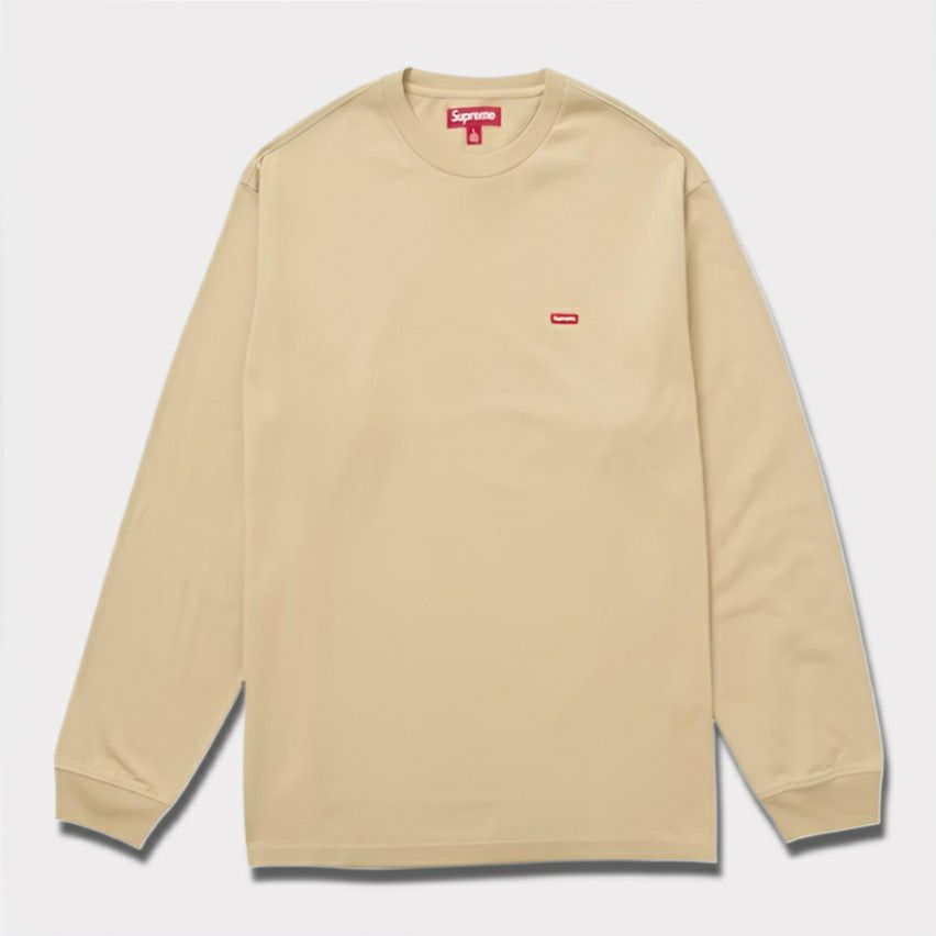 Supreme シュプリーム 2024AW Small Box L/S Tee スモールボックスロングスリーブTシャツ タン