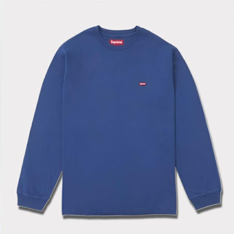 Supreme シュプリーム 2024AW Small Box L/S Tee スモールボックスロングスリーブTシャツ ダークロイヤル