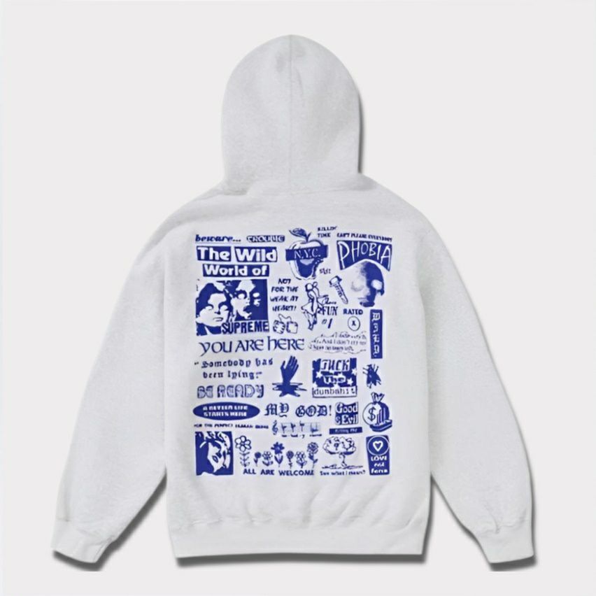 Supreme シュプリーム 2024AW Wild Embroidered Hooded Sweatshirt 