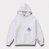 Supreme シュプリーム 2024AW Wild Embroidered Hooded Sweatshirt ワイルドエンブロイダードフードパーカー アッシュグレー 灰