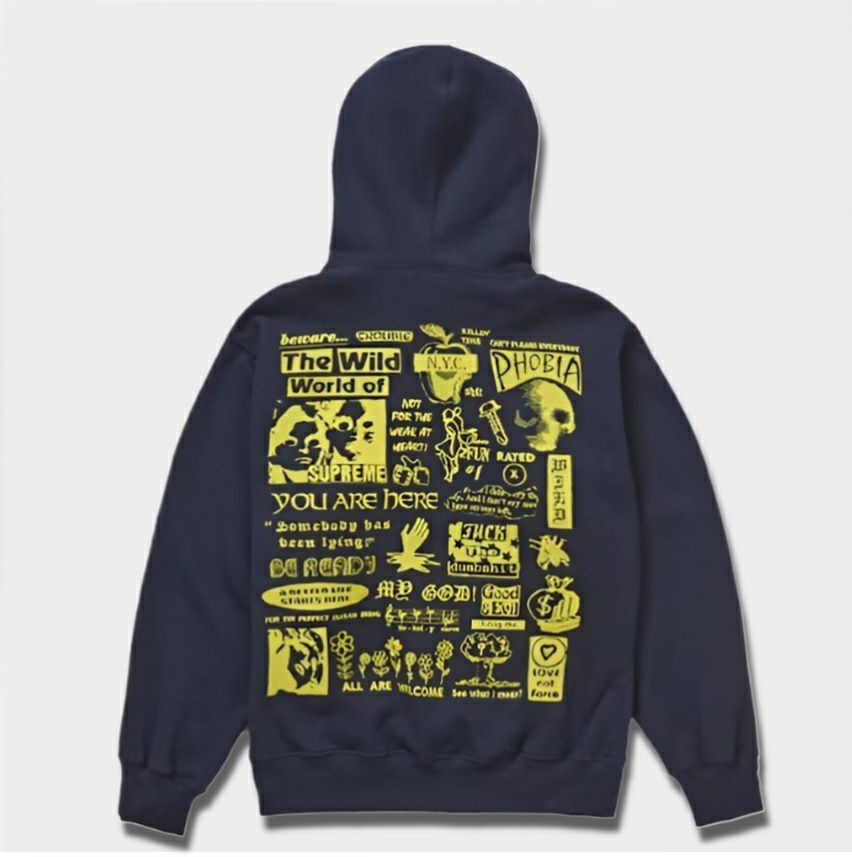 Supreme シュプリーム 2024AW Wild Embroidered Hooded Sweatshirt 
