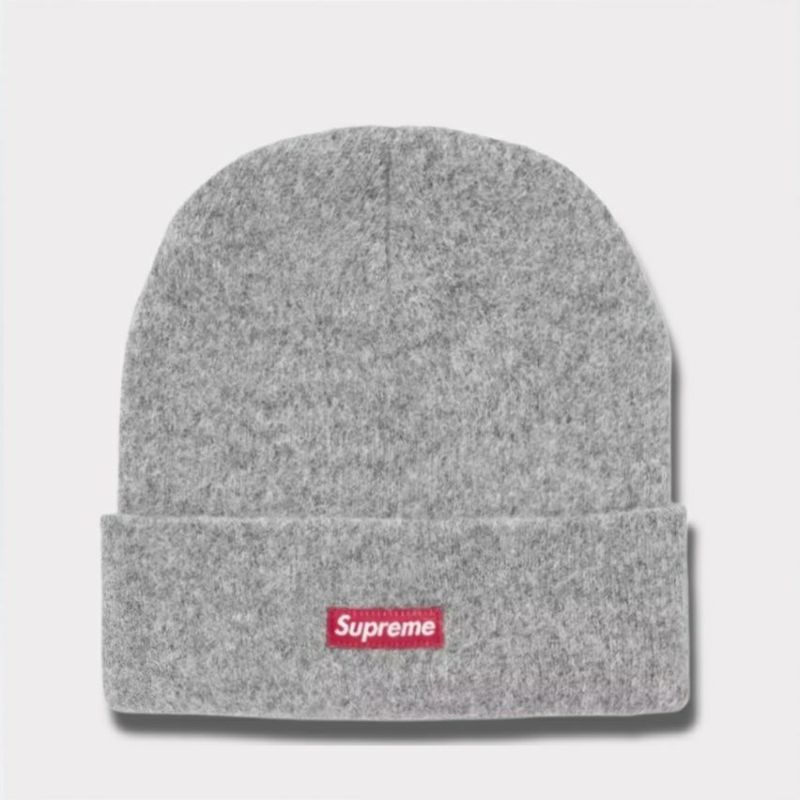 Supreme シュプリーム 2024AW Mohair Beanie モヘアビーニー ニット帽 ヘザーグレー 灰