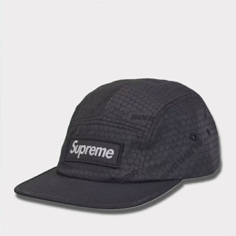 Supreme シュプリーム 2024AW Cordura Ripstop Camp Cap コーデュラリップストップキャンプキャップ ブラック 黒