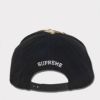  Supreme シュプリーム 2024AW Tiger 5Panel Cap タイガー5パネルコ－デュロイキャップ ブラック 黒