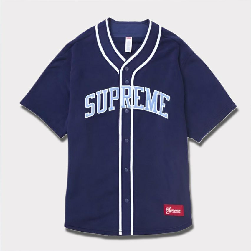 SUPREME 18SS Corduroy かがめる Baseball Jersey