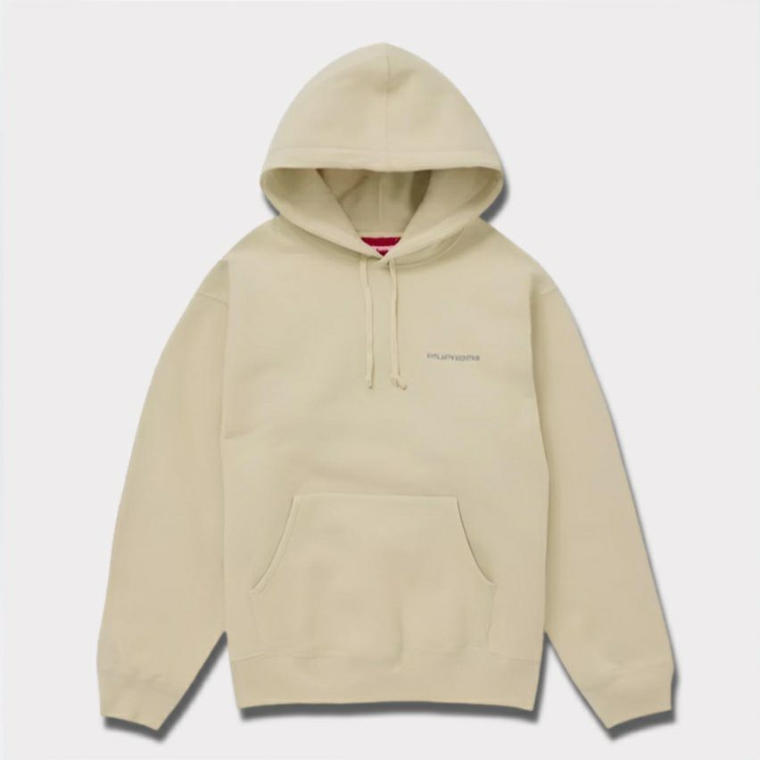 Supreme シュプリーム 2024AW AOI Stacked Hooded Sweatshirt アオイスタックフードパーカー ペイルイエロー