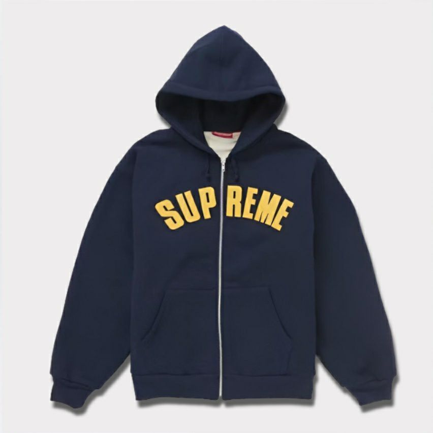 Supreme シュプリーム 2024AW Arc Thermal Lined Zip Up Hooded Sweatshirt アークサーマルライン ジップアップフード