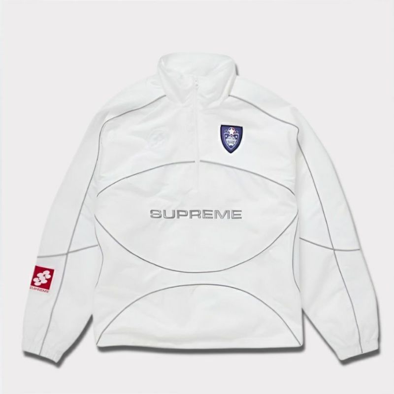 Supreme シュプリーム 2024AW Reflective Piping Pullover リフレクティブパイピングプルオーバー ホワイト 白