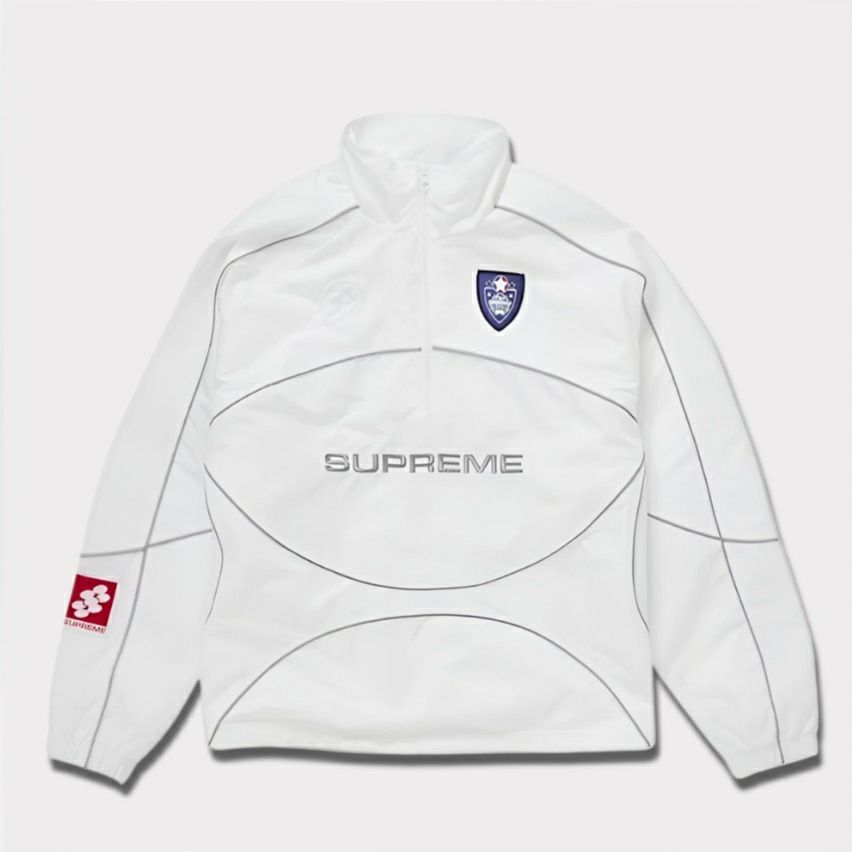 Supreme シュプリーム 2024AW Reflective Piping Pullover リフレクティブパイピングプルオーバー ホワイト 白