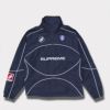 Supreme シュプリーム 2024AW Reflective Piping Pullover リフレクティブパイピングプルオーバー ネイビー 紺