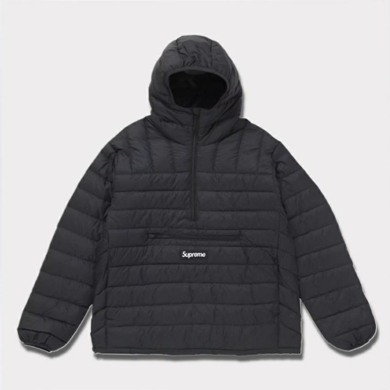 Supreme シュプリーム 2024AW Micro Down Half Zip Pullover マイクロダウンハーフジッププルオーバー ブラック 黒