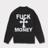 Supreme シュプリーム 2024AW Fuck Money Sweater ファックマニーセーター ブラック 黒