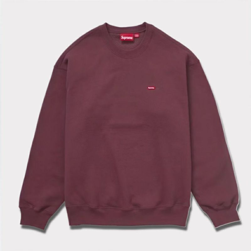 Supreme シュプリーム 2024AW Small Box Crewneck スモールボックスクルーネック マルーン