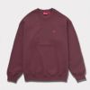 Supreme シュプリーム 2024AW Small Box Crewneck スモールボックスクルーネック マルーン