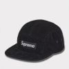 Supreme シュプリーム 2024AW Corduroy Camp Cap コーデュロイキャンプキャップ ブラック 黒