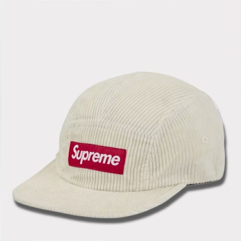 Supreme シュプリーム 2024AW Corduroy Camp Cap コーデュロイキャンプキャップ ストーン