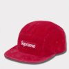 Supreme シュプリーム 2024AW Corduroy Camp Cap コーデュロイキャンプキャップ　レッド 赤