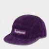 Supreme シュプリーム 2024AW Corduroy Camp Cap コーデュロイキャンプキャップ　パープル