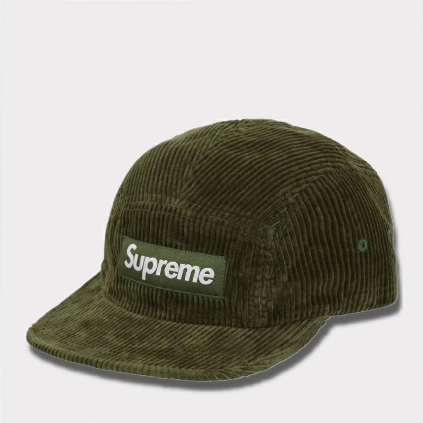 Supreme シュプリーム 2024AW Corduroy Camp Cap コーデュロイキャンプキャップ　オリーブ