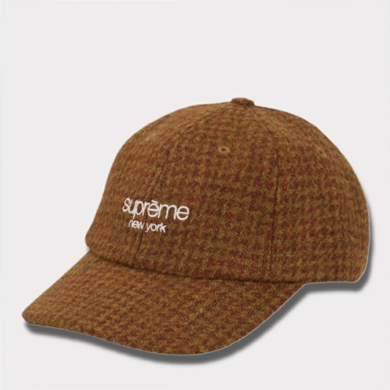 Supreme シュプリーム 2024AW Harris Tweed 6Panel Cap ハリスツイード6パネルキャップ ラスト