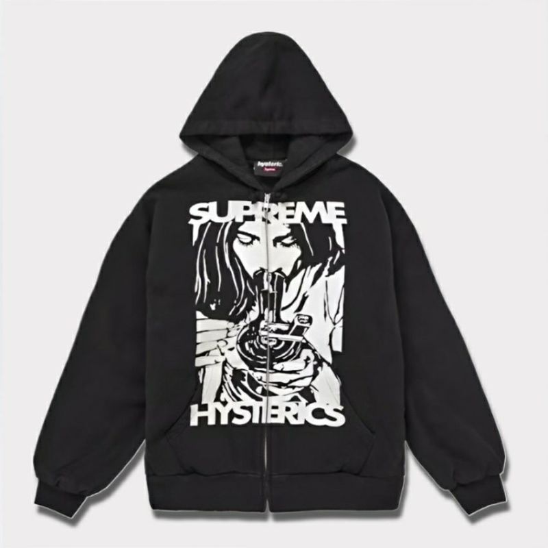 Supreme シュプリーム 2024AW Hysteric Glamour Thermaｌ Lined Zip Up Hooded  Sweatshirt ヒステリックグラマーサーマルスクルー