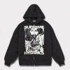 Supreme シュプリーム 2024AW Hysteric Glamour Thermaｌ Lined Zip Up Hooded Sweatshirt ヒステリックグラマーサーマルスクルーネックラインドジップアップフードパーカー ブラック　黒