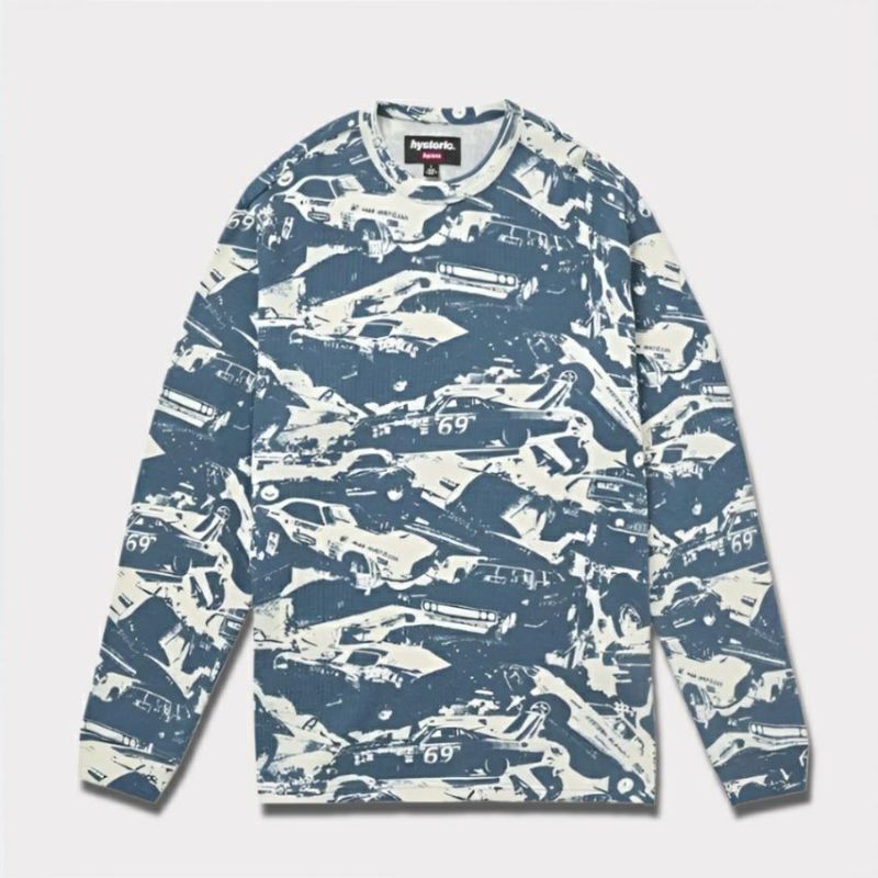 Supreme シュプリーム 2024AW Hysteric Glamour Cars Thermal ヒステリックグラマーカーズサーマルロングスリーブ ティール