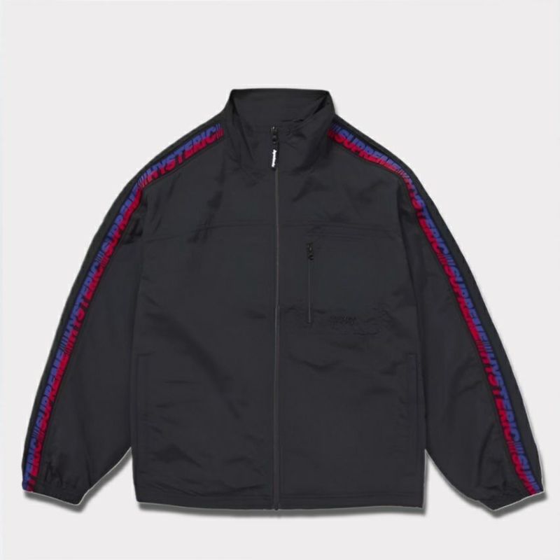 Supreme シュプリーム 2024AW Hysteric Glamour Track Jacket ヒステリックグラマートラックジャケット ブラック 黒